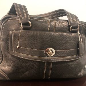 Coach black womens shoulder bag